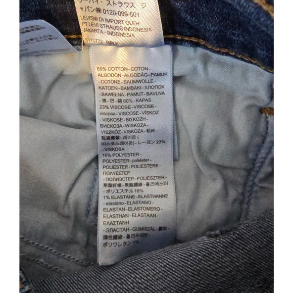 Levi's 311 Shaping Skinny Jeans Women's 32 Blue Dark Wash - Picture 6 of 16